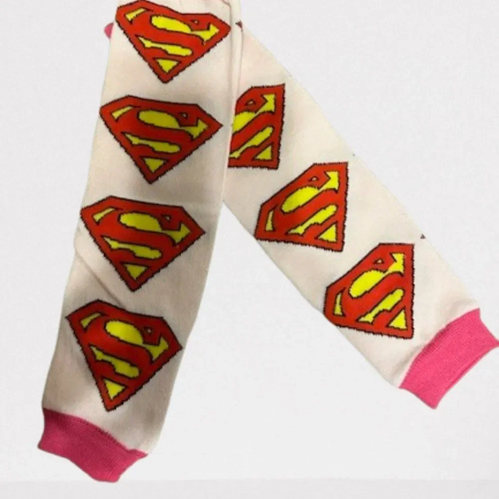 Pink Supergirl Legwarmers  LG4130  NWT Boutique